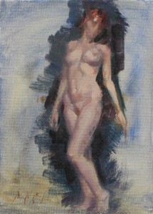 angel nude painting