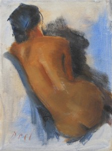 female nude backside