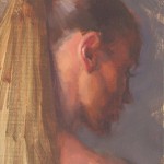 female portrait ponytail