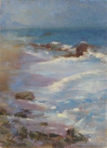 coastal waves seascape