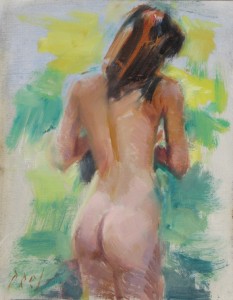 summer female nude